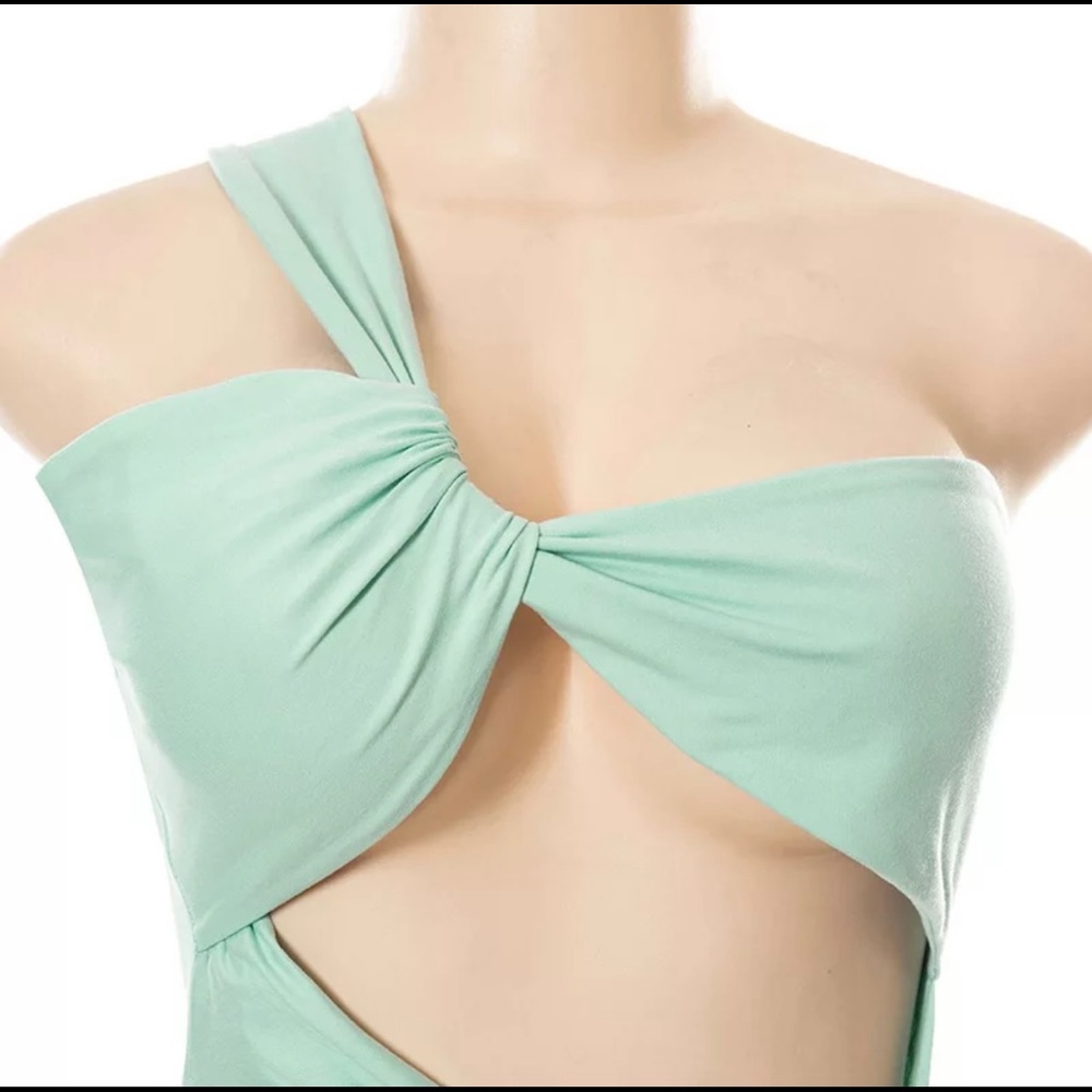 Cut out split midi dress. - Picture 7 of 11